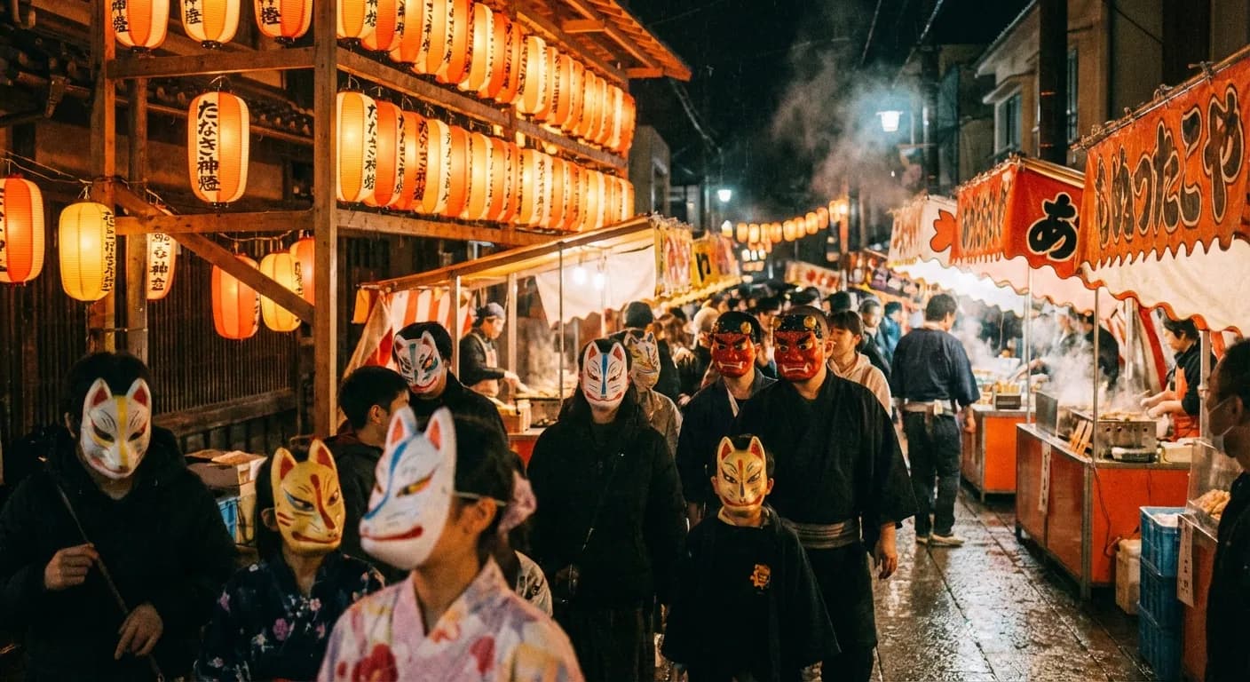 祭りの仮面